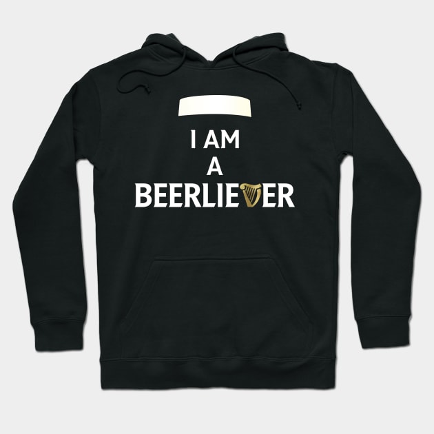 I am a beerliever Hoodie by byfab